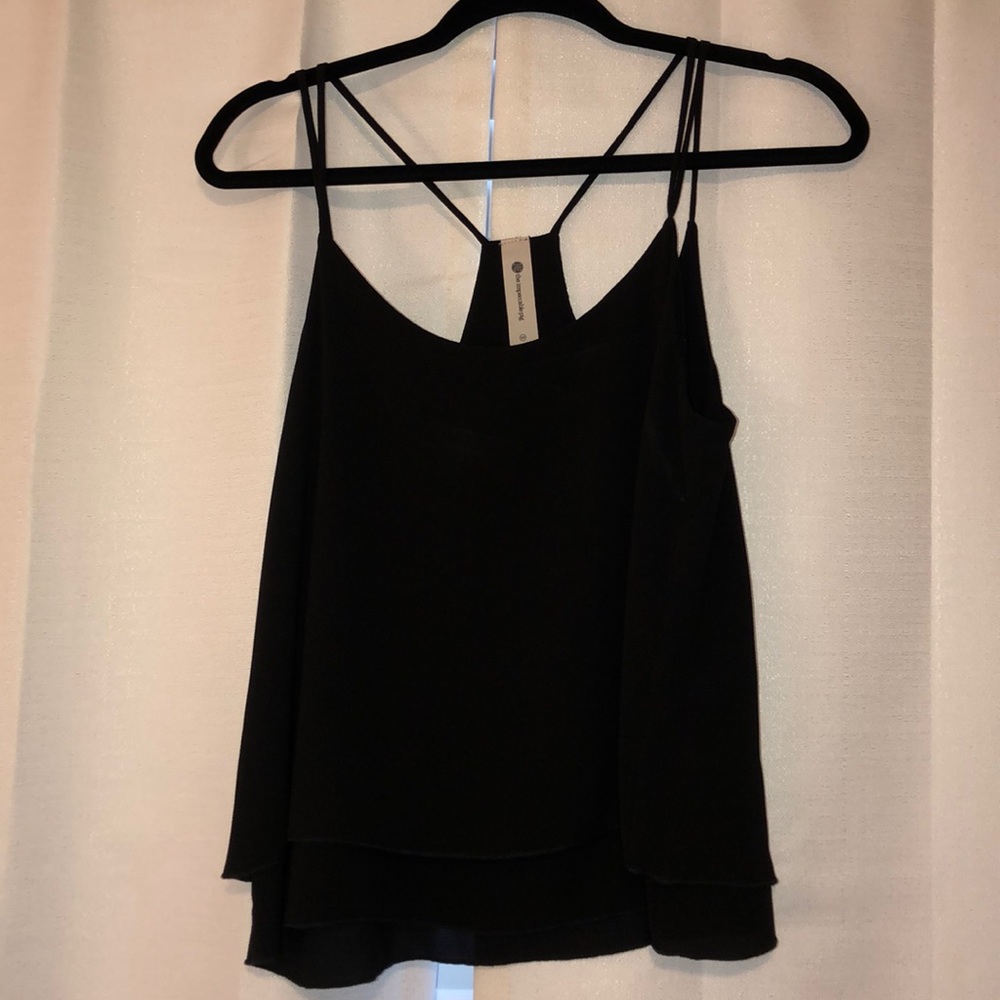 Staple black tank top
